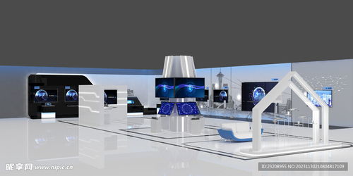 科技 展廳設(shè)計(jì)圖 3d作品 3d設(shè)計(jì)